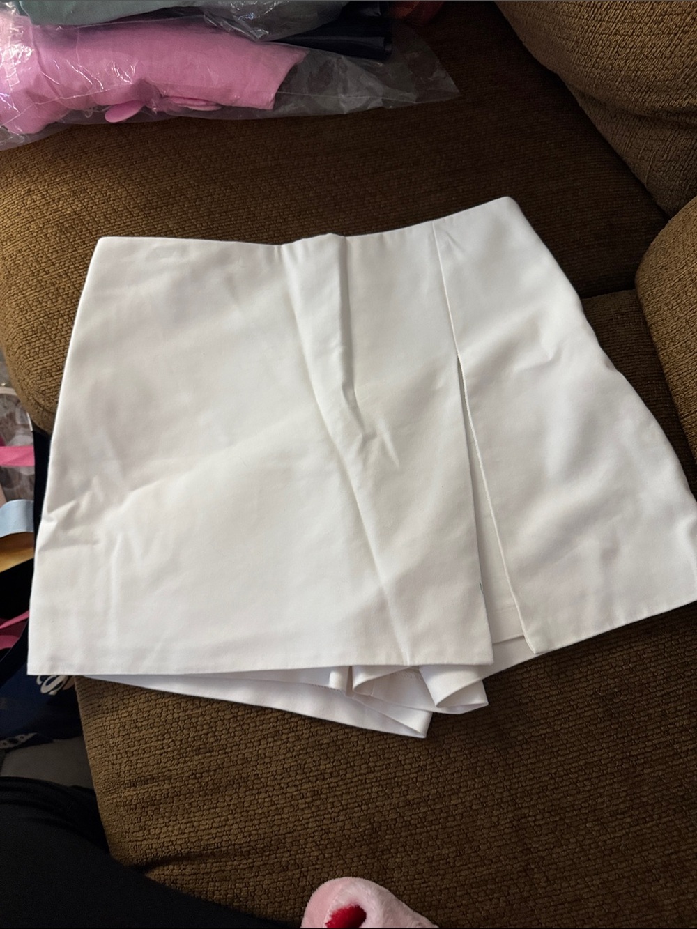 White Skort